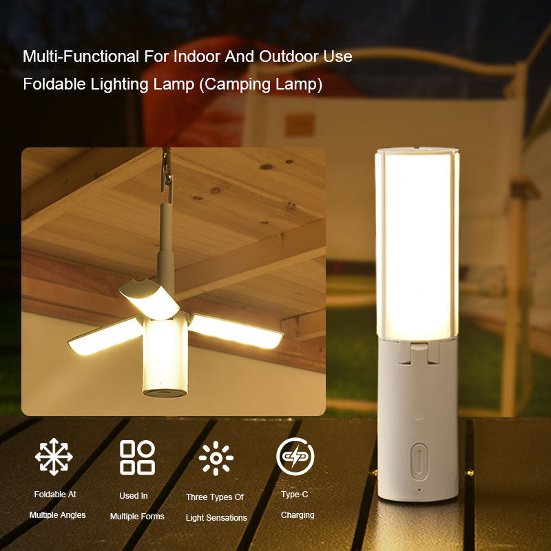 Multi-Functional Indoor and Outdoor Foldable Lighting Lamp