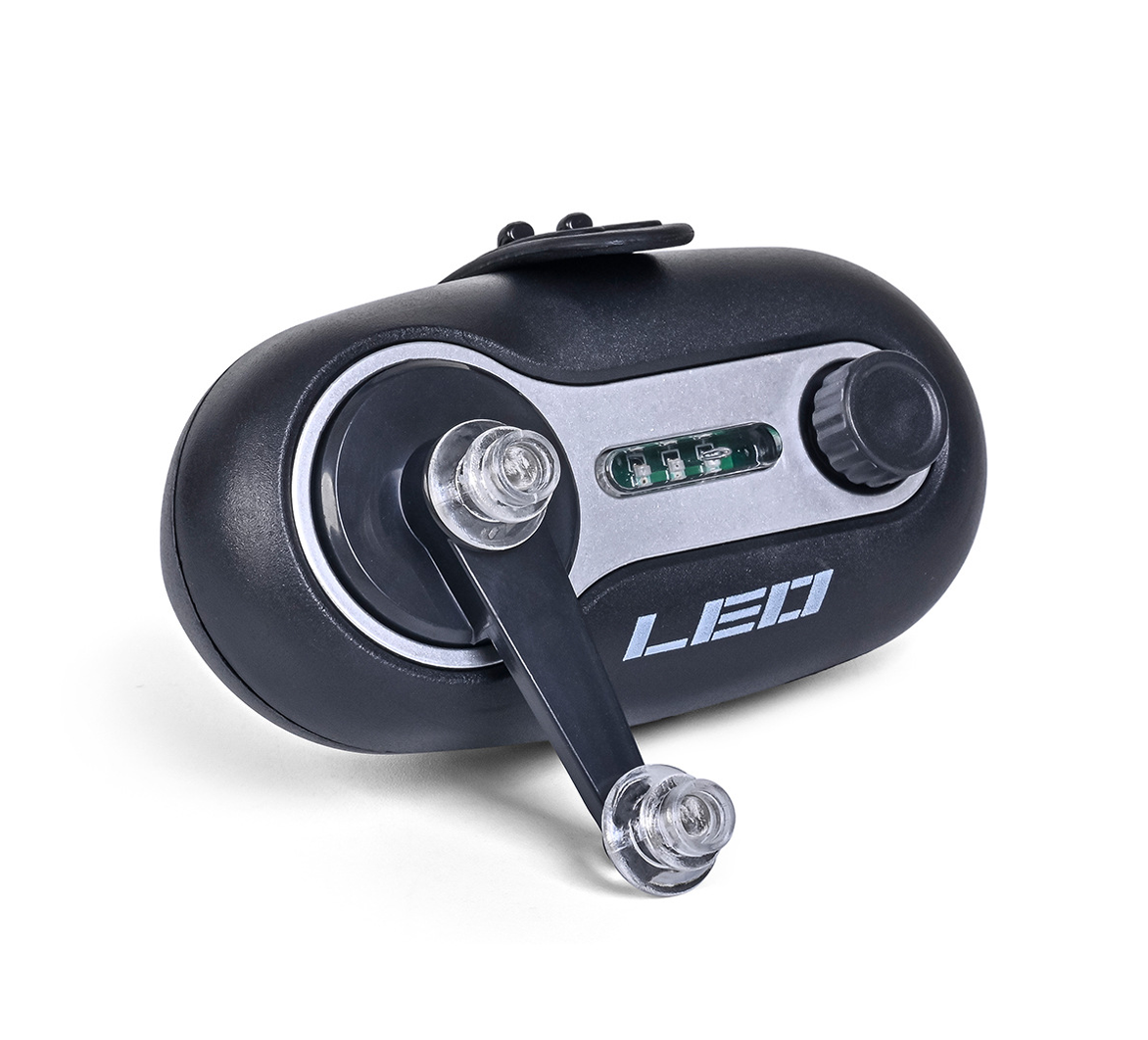 Fishing Bite Alarm Device, Adjustable Sound Volume, Clip On Fishing Rod with LED Indicators