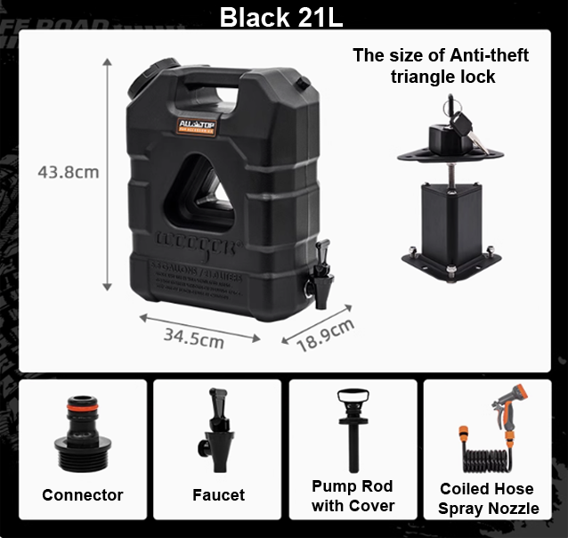 Camping Portable Pressurized Water Tank