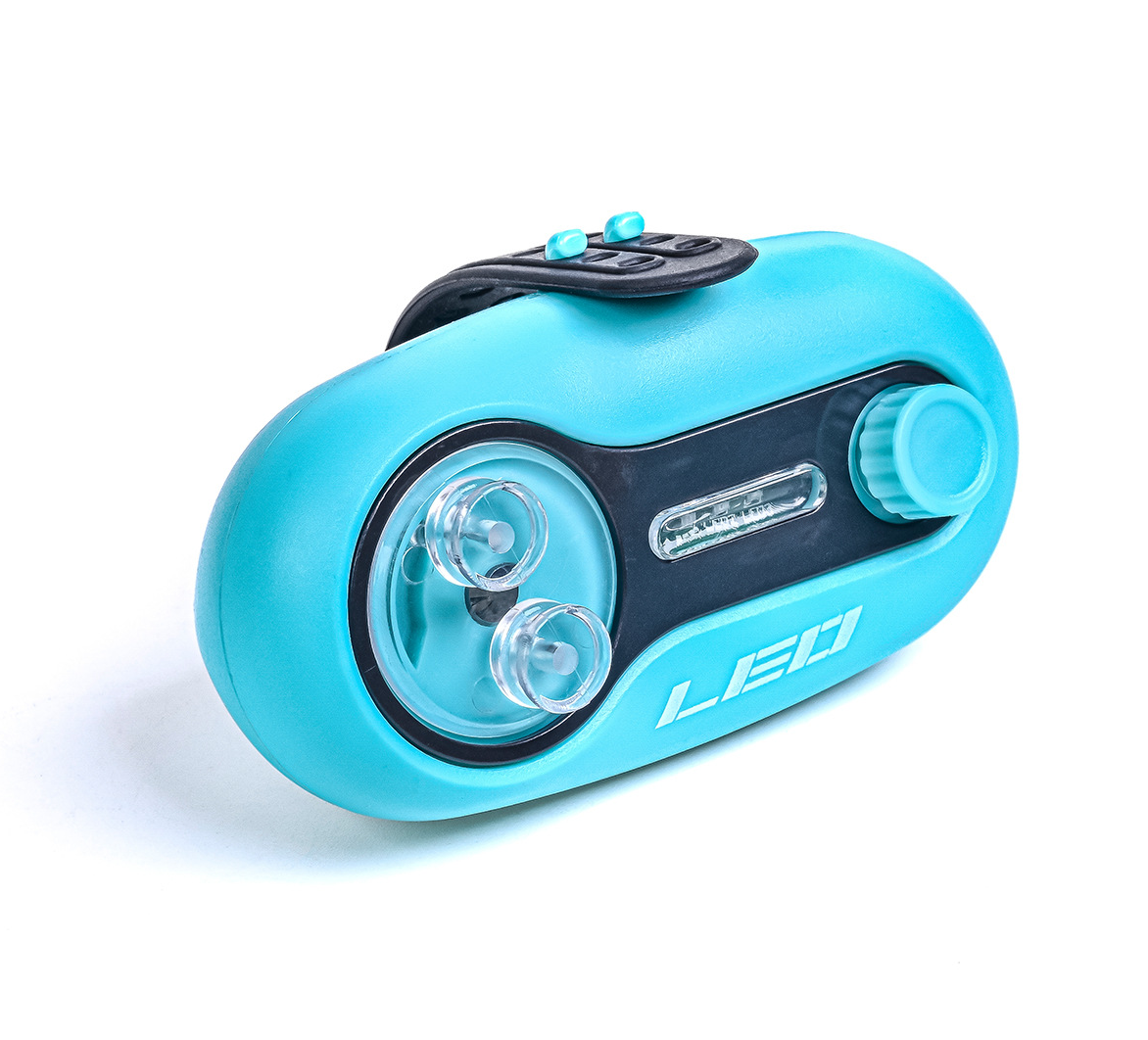 Fishing Bite Alarm Device, Adjustable Sound Volume, Clip On Fishing Rod with LED Indicators