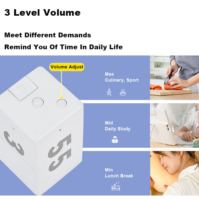 Magic Cube Gravity Sensing Timer