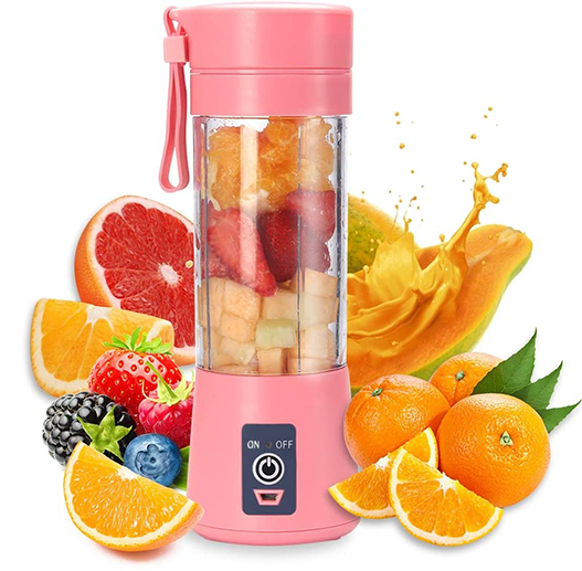 Upgraded Version Portable Electric Juicer Blender, Household Fruit Mixer, Rechargeable, Easy to carry, Good for everyone outdoor used 380ML