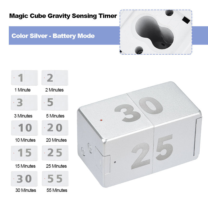 Magic Cube Gravity Sensing Timer