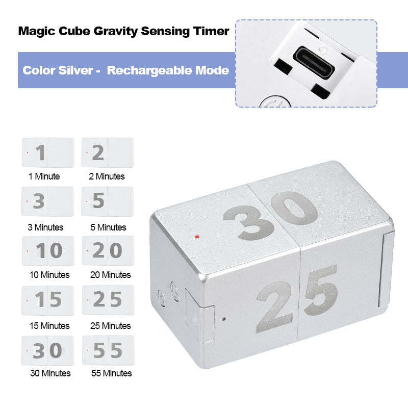 Magic Cube Gravity Sensing Timer