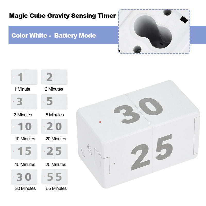 Magic Cube Gravity Sensing Timer
