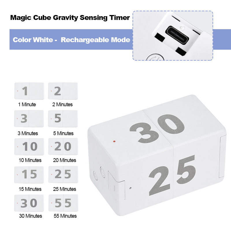 Magic Cube Gravity Sensing Timer