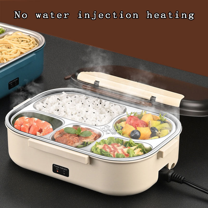 Home Plug-in Self-heating Compartment Lunch Box