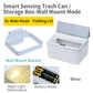 6L / 8L Rectangle Sensor Folding Lid Storage Box Trash Box LED Light