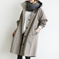 Women Windbreaker Jacket Casual Loose Button Pockets Hooded Quick Dry Windproof Waterproof Clothes For Outdoor Hiking Camping