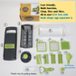 Chopper, Slicer and Grater for Vegetable, Melons, Onion, Garlic, Radish, Carrot, Chocolate, Cheese, Potatoes, Tomatoes, Cucumbers, Ginger. Multifunctional Blades