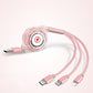 Telescopic charging cable