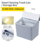 6L / 8L Rectangle Sensor Folding Lid Storage Box Trash Box LED Light