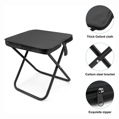 Folding Stool Camping Chair Seat Portable Mini Stool Outdoor Picnic Fishing BBQ