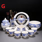 Blue And White Ceramic Creative Teapot Teacup Set