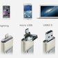 Three In One OTG USB Flash Disk For Computer And Mobile Phone