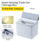 6L / 8L Rectangle Sensor Folding Lid Storage Box Trash Box LED Light