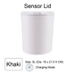3L , 5L Round Sensor Lid Storage Box Trash Box