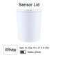 3L , 5L Round Sensor Lid Storage Box Trash Box