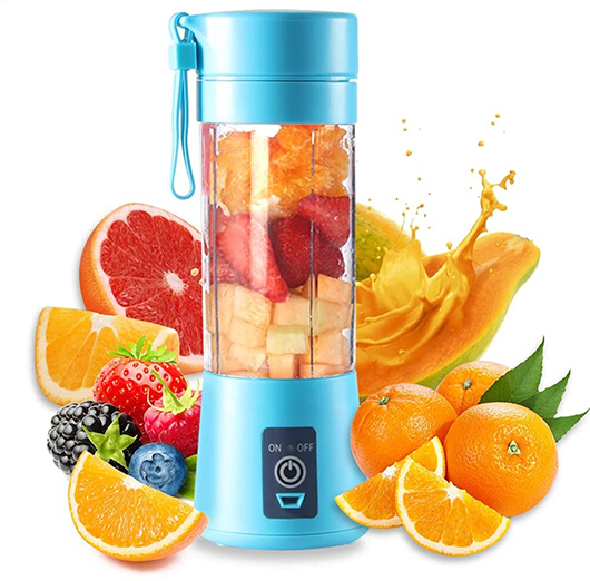 Upgraded Version Portable Electric Juicer Blender, Household Fruit Mixer, Rechargeable, Easy to carry, Good for everyone outdoor used 380ML