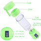 Upgraded Version Portable Electric Juicer Blender, Household Fruit Mixer, Rechargeable, Easy to carry, Good for everyone outdoor used 380ML