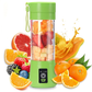 Upgraded Version Portable Electric Juicer Blender, Household Fruit Mixer, Rechargeable, Easy to carry, Good for everyone outdoor used 380ML