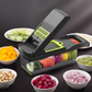 Chopper, Slicer and Grater for Vegetable, Melons, Onion, Garlic, Radish, Carrot, Chocolate, Cheese, Potatoes, Tomatoes, Cucumbers, Ginger. Multifunctional Blades