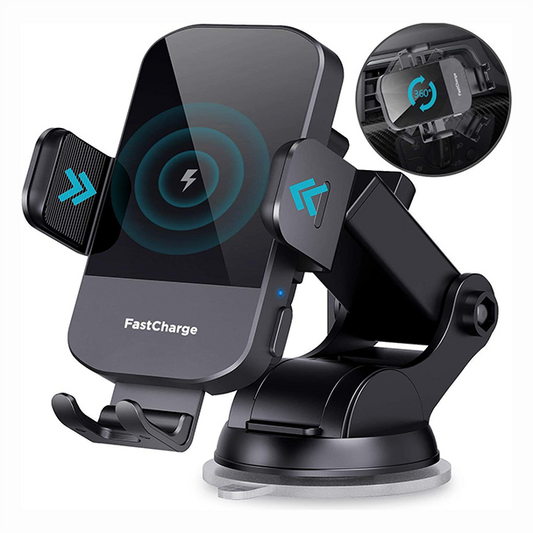 Wireless Car Charger, 15W Fast Charging Auto Clamping Car Charger Phone Mount Phone Holder fit for iPhone 15 14 13 12 11 Pro Max Xs, Samsung Galaxy S23 Ultra S22 S21 S20, S10+ S9+ Note 9, etc