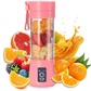 Upgraded Version Portable Electric Juicer Blender, Household Fruit Mixer, Rechargeable, Easy to carry, Good for everyone outdoor used 380ML