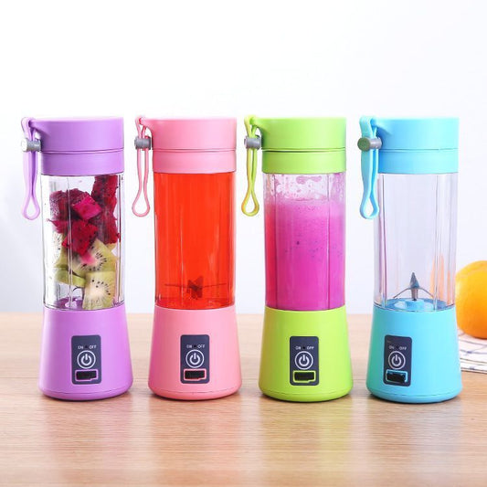 Upgraded Version Portable Electric Juicer Blender, Household Fruit Mixer, Rechargeable, Easy to carry, Good for everyone outdoor used 380ML