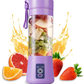 Upgraded Version Portable Electric Juicer Blender, Household Fruit Mixer, Rechargeable, Easy to carry, Good for everyone outdoor used 380ML