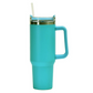 40 oz Ice Flow Stainless Steel Tumbler with Straw, Vacuum Insulated Water Bottle for Home, Office, Car, Outdoors, Reusable Cup with Straw Leak Resistant Flip