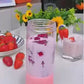 Upgraded Version Portable Electric Juicer Blender, Household Fruit Mixer, Rechargeable, Easy to carry, Good for everyone outdoor used 380ML