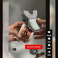 360 Degrees Intelligent Automatic Electric  Toothbrush Waterproof U Type Tooth Brush Whitening Blue Light USB Charging