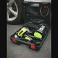 Electric Car Jack Set (Heightened Version), Electric Jack, Air Pump with Digital Display, Tire Pressure Tester, LED Light and Electric Impact Wrench