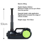 Electric Car Jack Set (Heightened Version), Electric Jack, Air Pump with Digital Display, Tire Pressure Tester, LED Light and Electric Impact Wrench