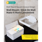6L / 8L Rectangle Sensor Folding Lid Storage Box Trash Box LED Light